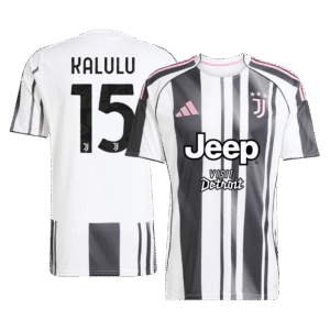KALULU #15 Juventus Home Soccer Jersey 2025/26