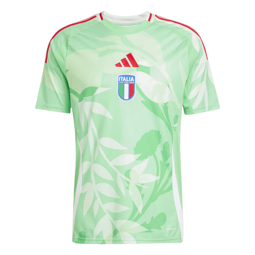 Men's Italy Away Soccer Jersey 2025 Green - Women's Euro