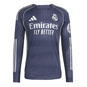 Real Madrid Away Long Sleeve Soccer Jersey 2025/26
