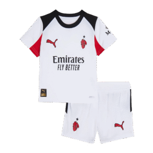 AC Milan Away Kids Soccer Jerseys Kit 2025/26