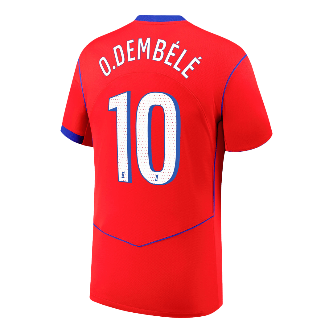O.DEMBÉLÉ #10 PSG Third Away Soccer Jersey 2025/26 - Image 8
