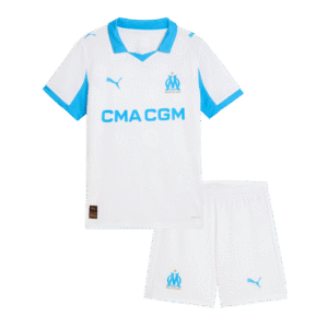 Marseille Home Kids Soccer Jerseys Kit 2025/26