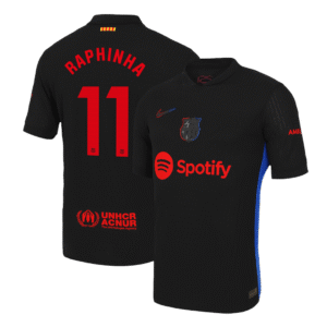 Authentic RAPHINHA #11 Barcelona Soccer Jersey Away Shirt 2024/25