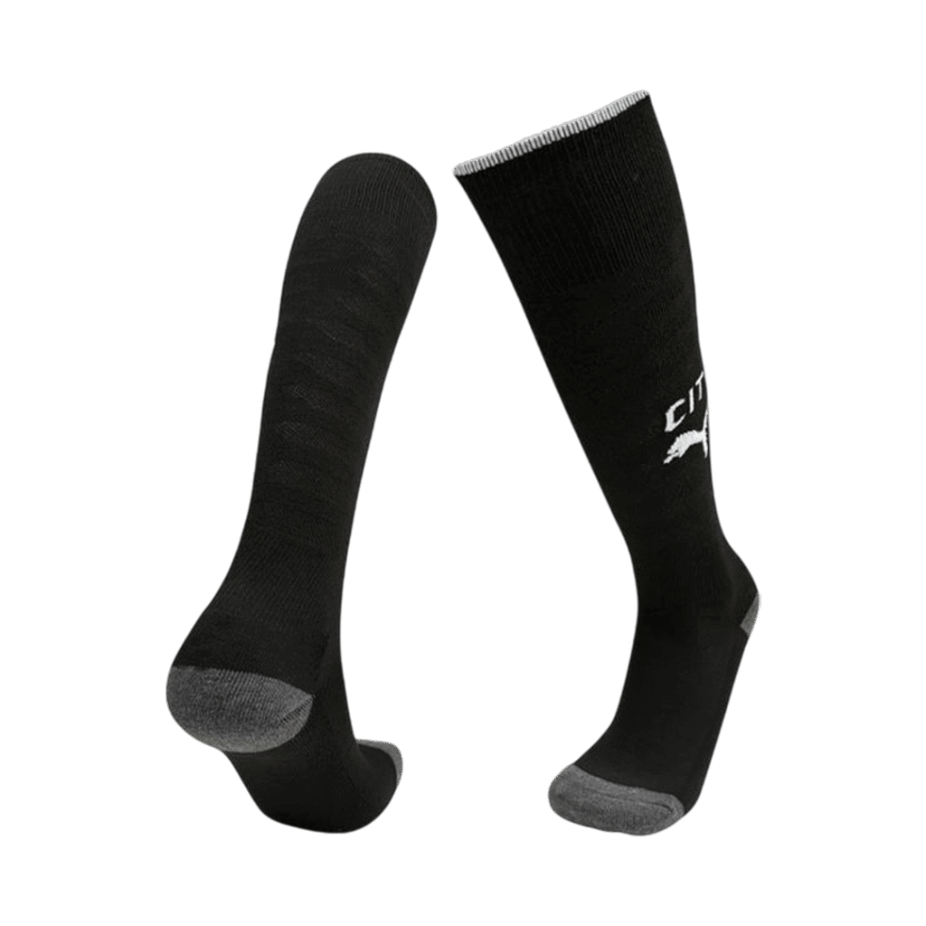 Manchester City Away Soccer Socks 2025/26 Kids