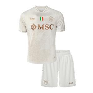 Napoli Away Kids Soccer Jerseys Kit 2025/26