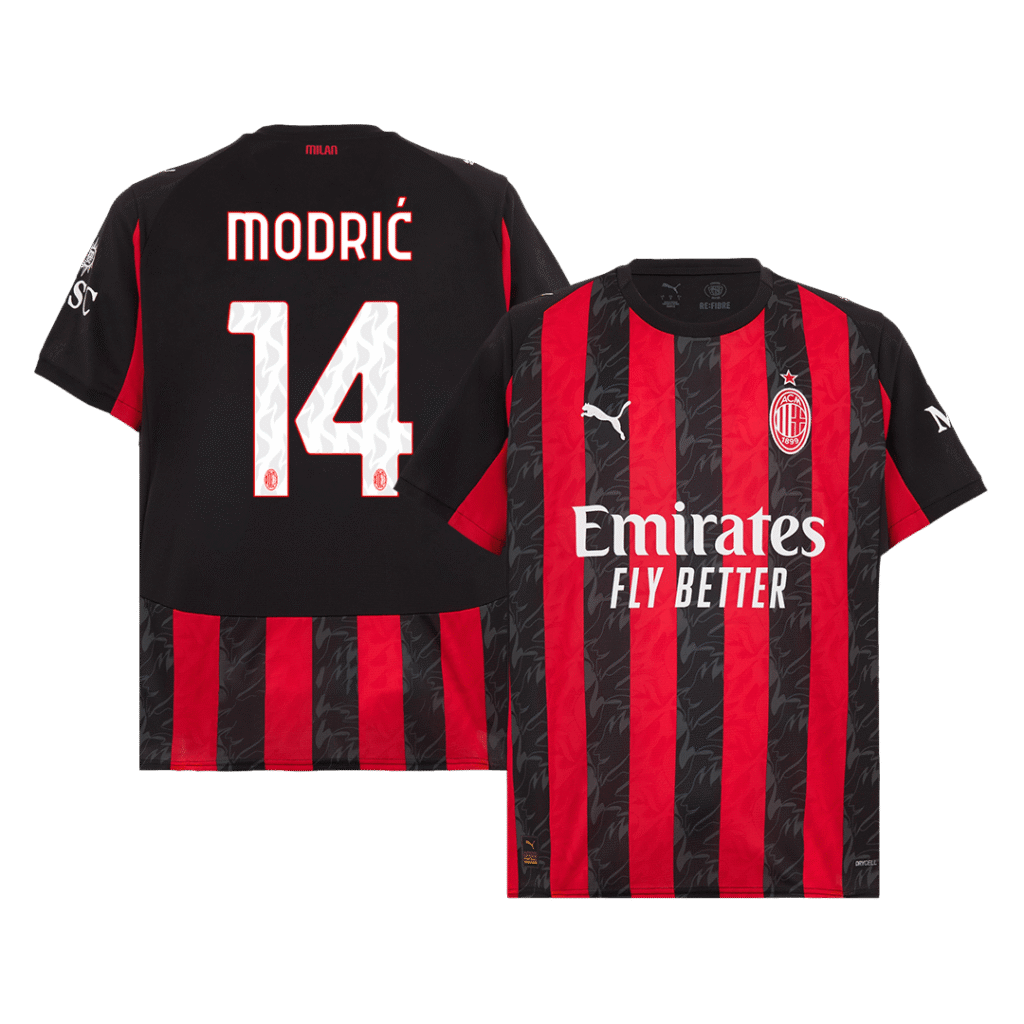 MODRI? #14 AC Milan Home Soccer Jersey 2025/26