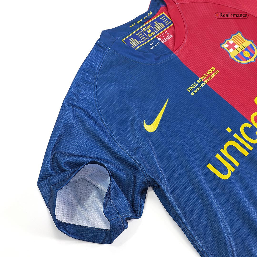 Retro 2008/09 Barcelona Home Soccer Jersey - UCL Final - Image 6