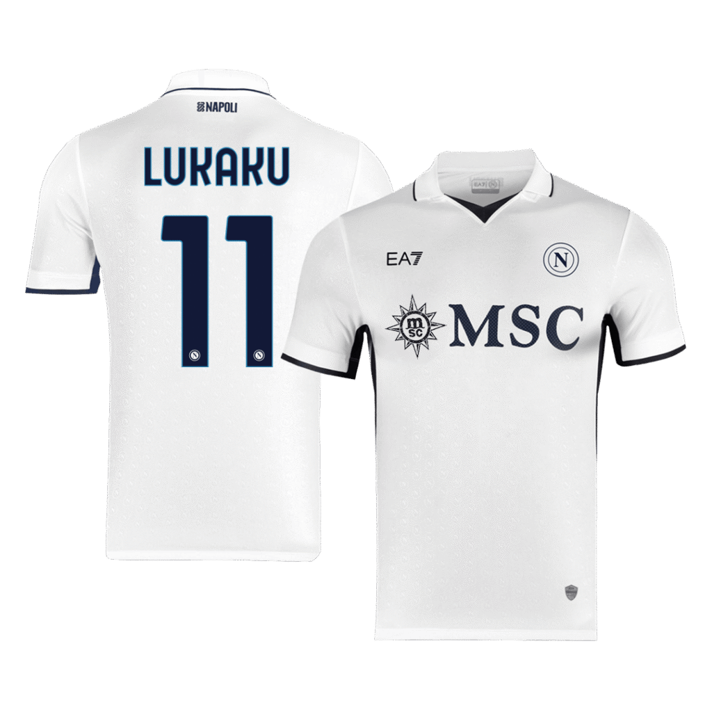 Authentic LUKAKU #11 Napoli Away Soccer Jersey 2024/25