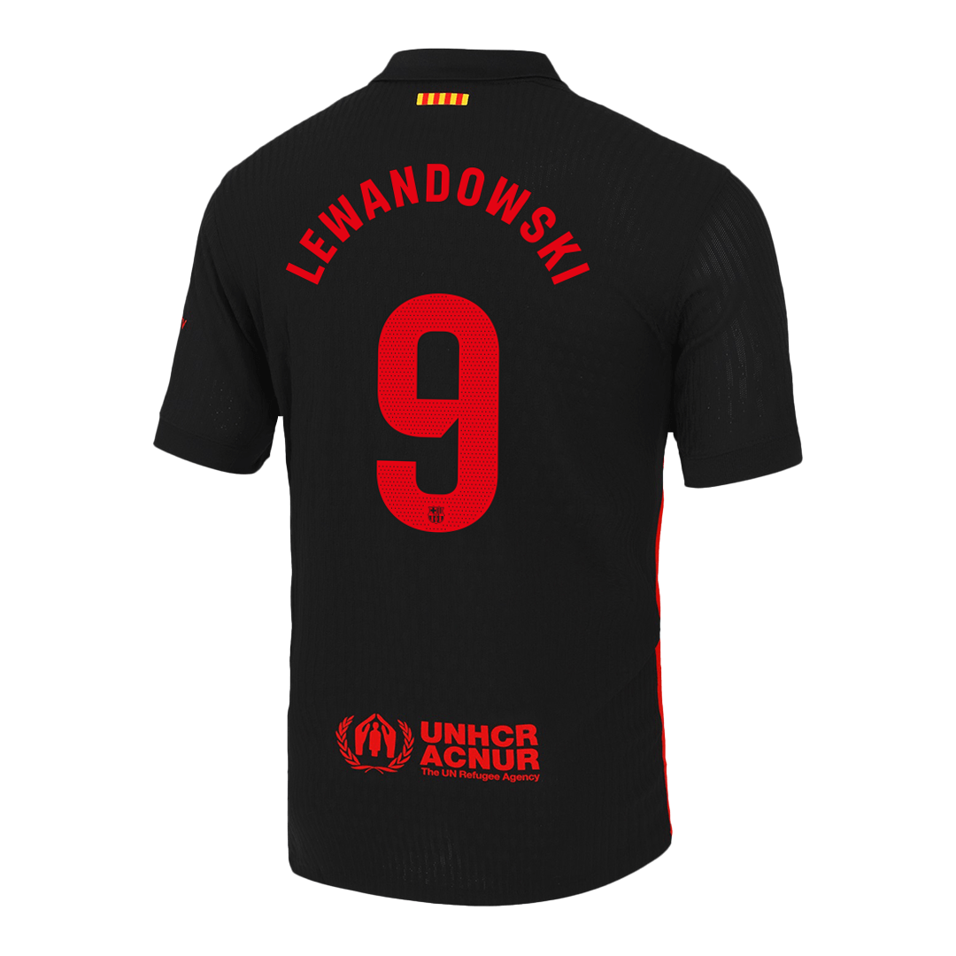 Authentic LEWANDOWSKI #9 Barcelona Away Soccer Jersey 2024/25 - Image 2