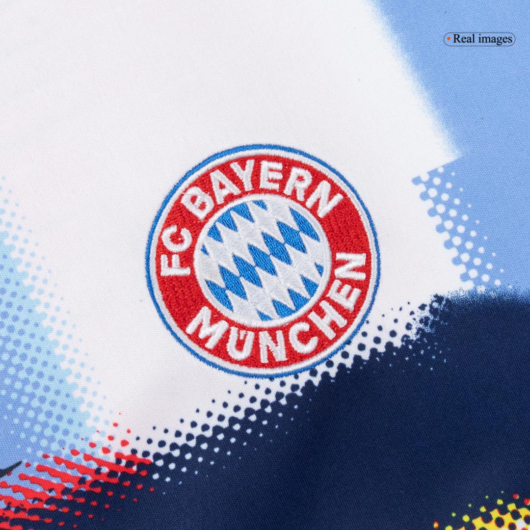Bayern Munich Pre-Match Soccer Jersey 2025/26 Red&White - Image 4