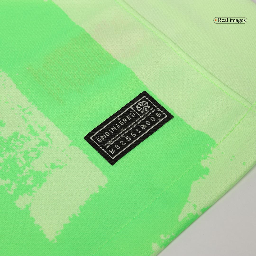 Barcelona Third Away Soccer Jersey Green - UCL (Spotify Logo Without Text) - Image 8