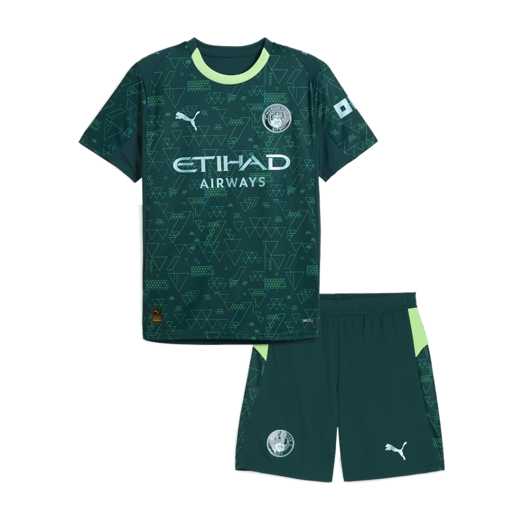 Manchester City Kids Soccer Jerseys Kit 2025/26
