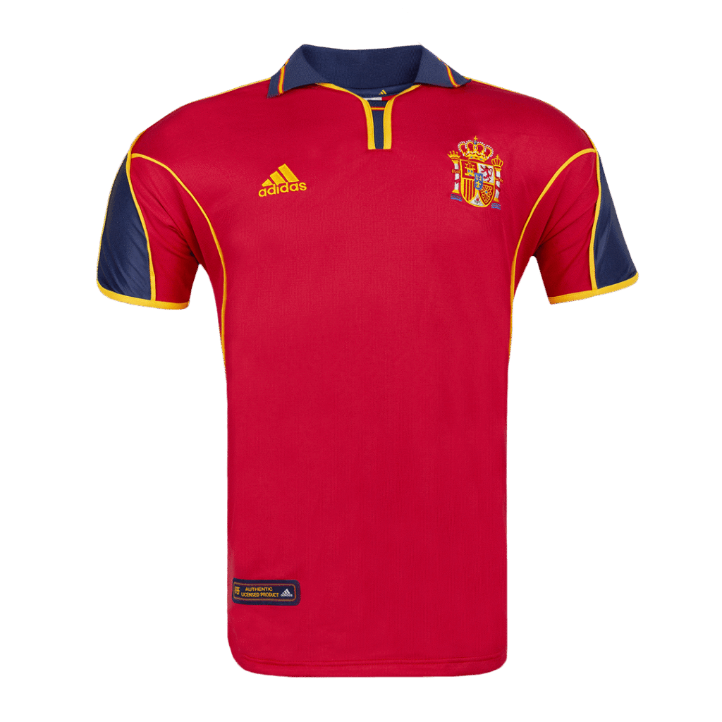 Retro 2000 Spain Home Soccer Jersey