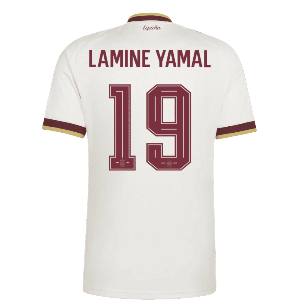 LAMINE YAMAL #19 Spain Away Soccer Jersey World Cup 2026