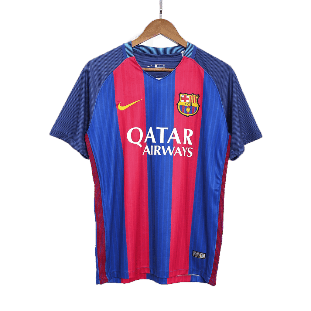 Retro 2016/17 Barcelona Home Soccer Jersey
