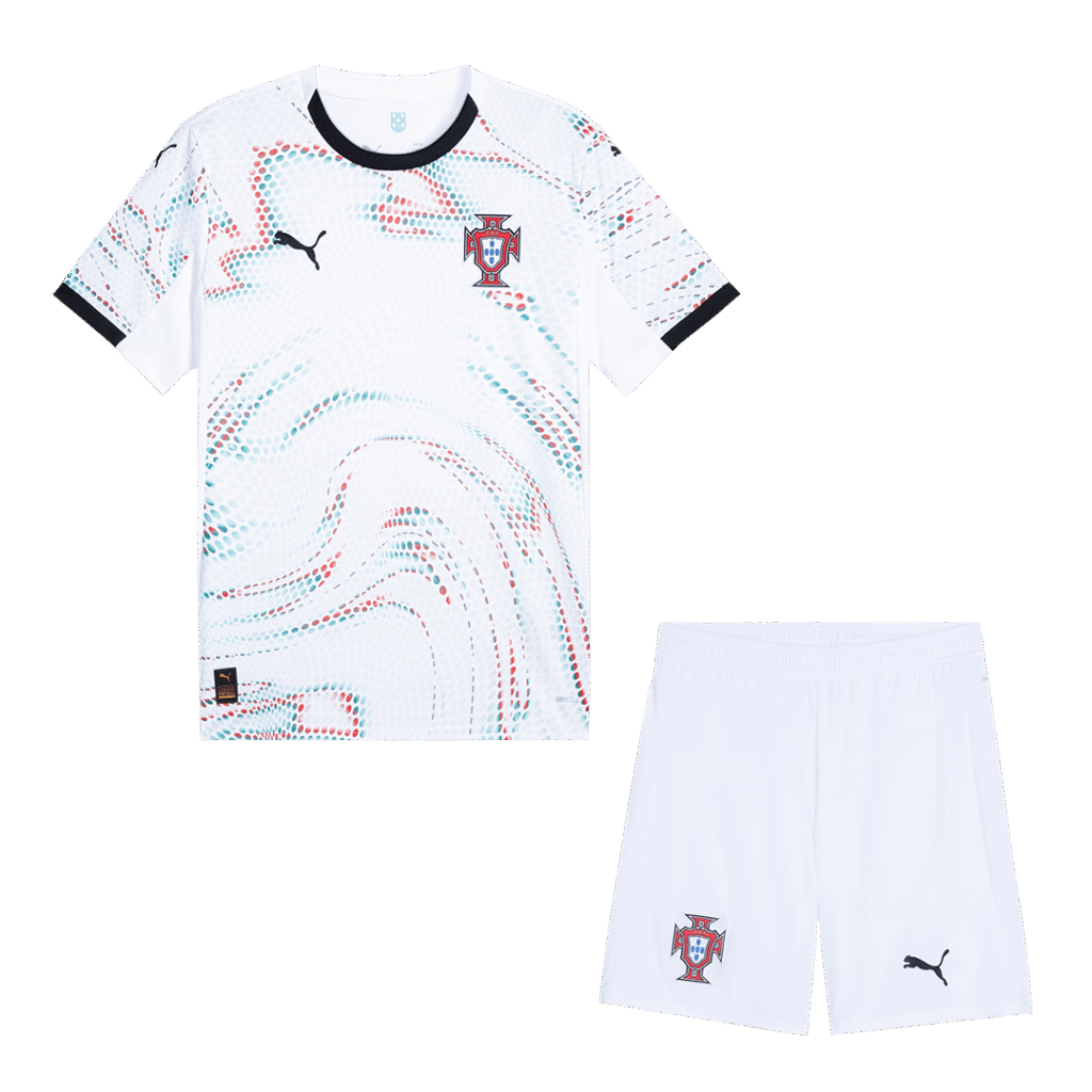 Portugal Away Soccer Jersey Kit(Jersey+Shorts) 2025