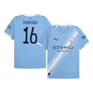 RODRIGO #16 Manchester City Home Soccer Jersey 2025/26 Blue Jersey - Club World Cup