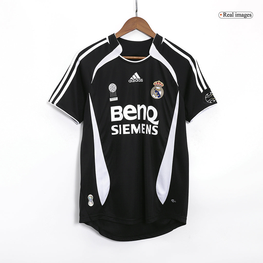 SERGIO RAMOS #4 Retro Jersey Real Madrid Away Soccer Shirt 2006/07 - Image 9