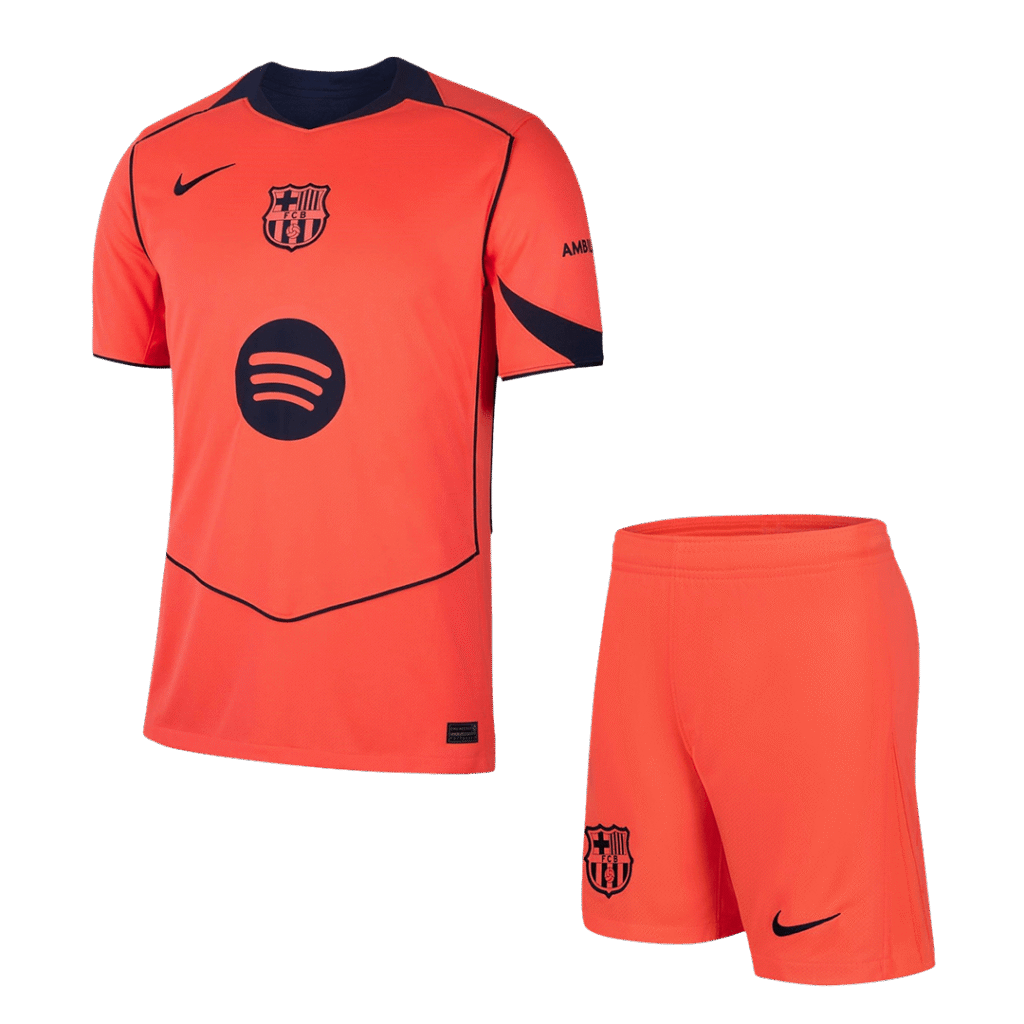 Barcelona Third Away Jerseys Kit 2025/26