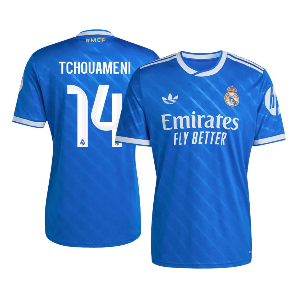 TCHOUAMENI #14 Real Madrid Third Away Soccer Jersey 2025/26