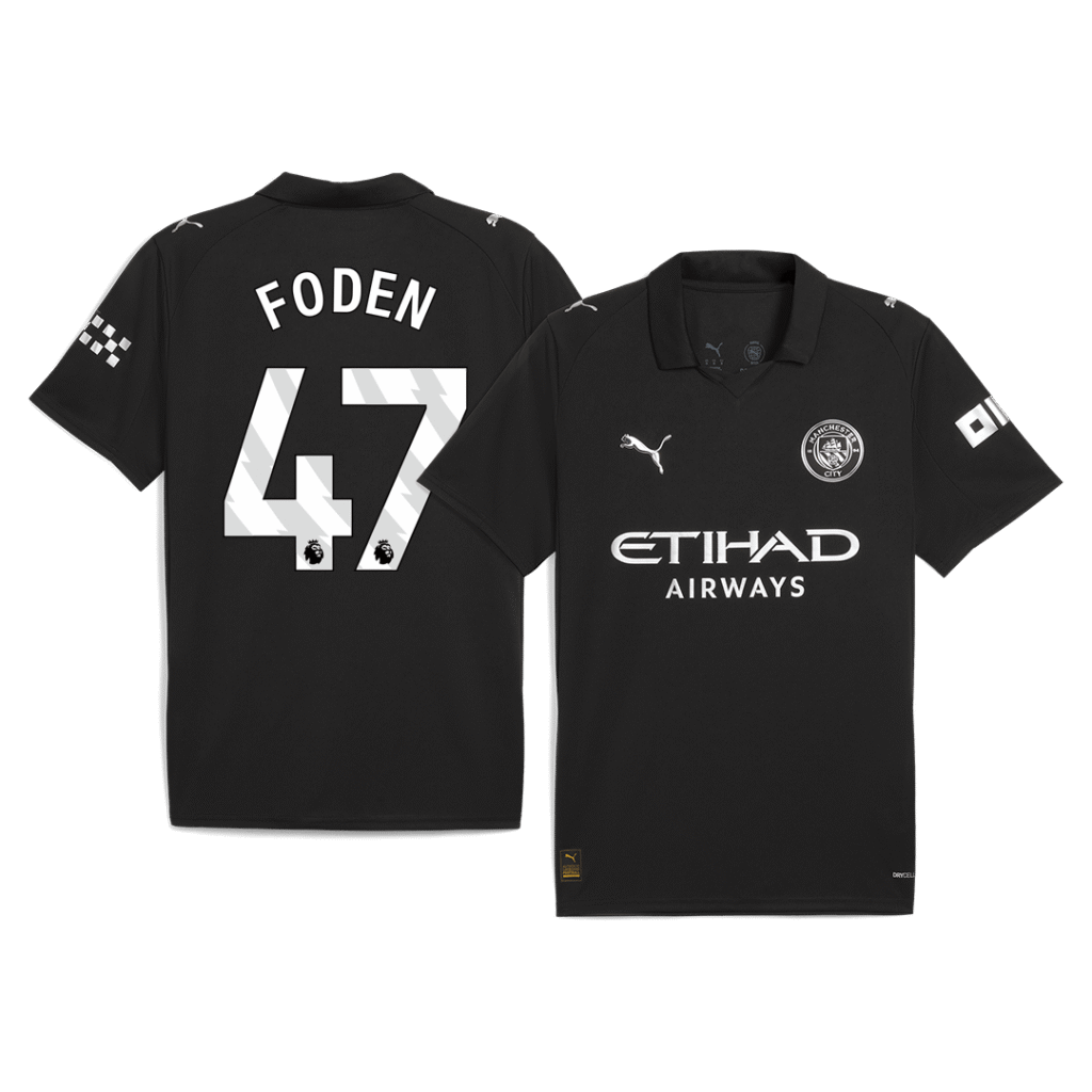 FODEN #47 Manchester City Away Soccer Jersey 2025/26