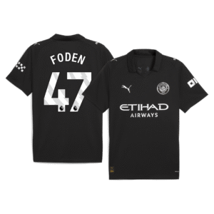 FODEN #47 Manchester City Away Soccer Jersey 2025/26