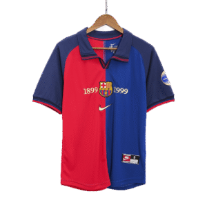 Retro 1999/00 Barcelona Home Soccer Jersey