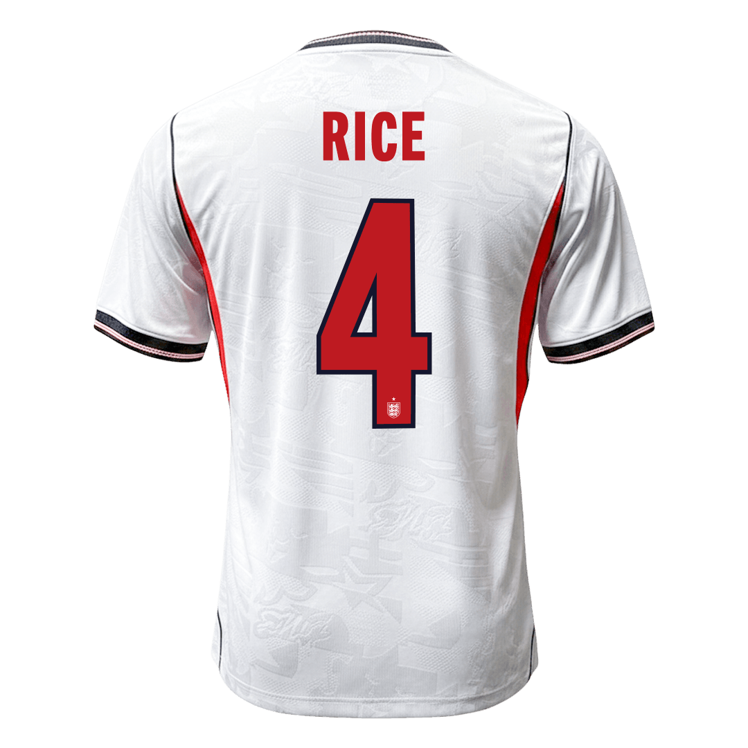 RICE #4 England Home Player Version Jersey World Cup 2026 - Image 9