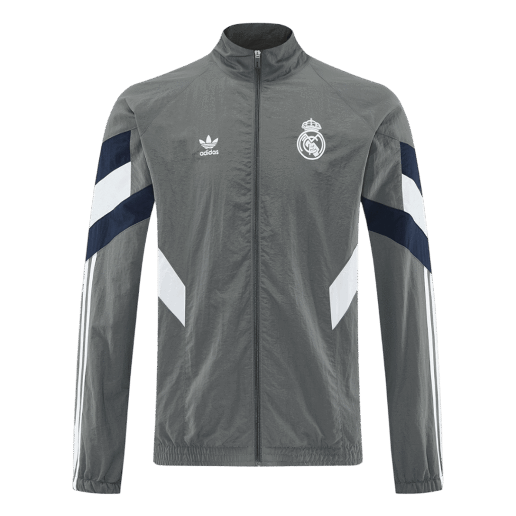 Real Madrid Windbreaker Jacket 2025/26 - Gray
