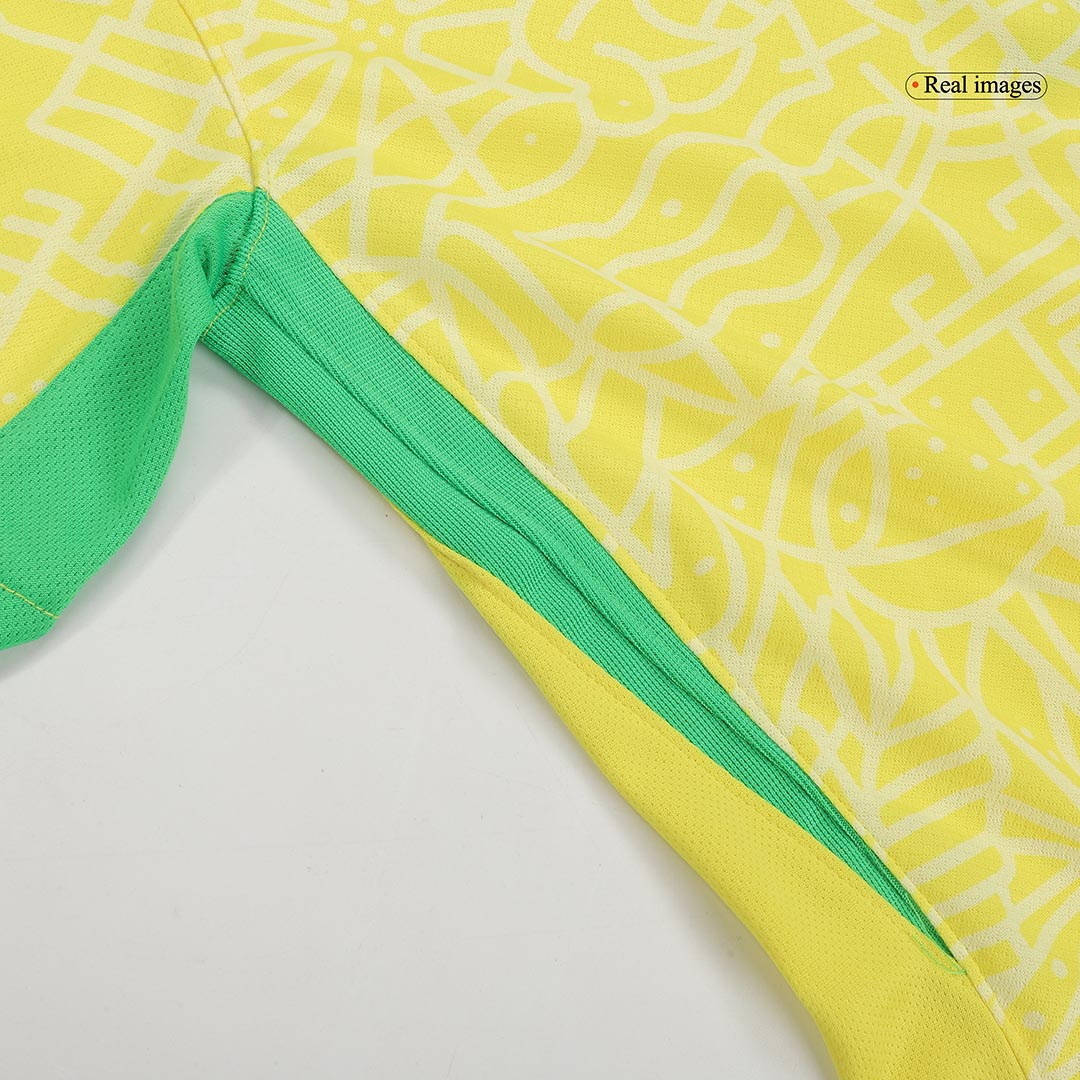 VINI JR. #7 Brazil Home Soccer Jersey Copa America 2024 - Image 2