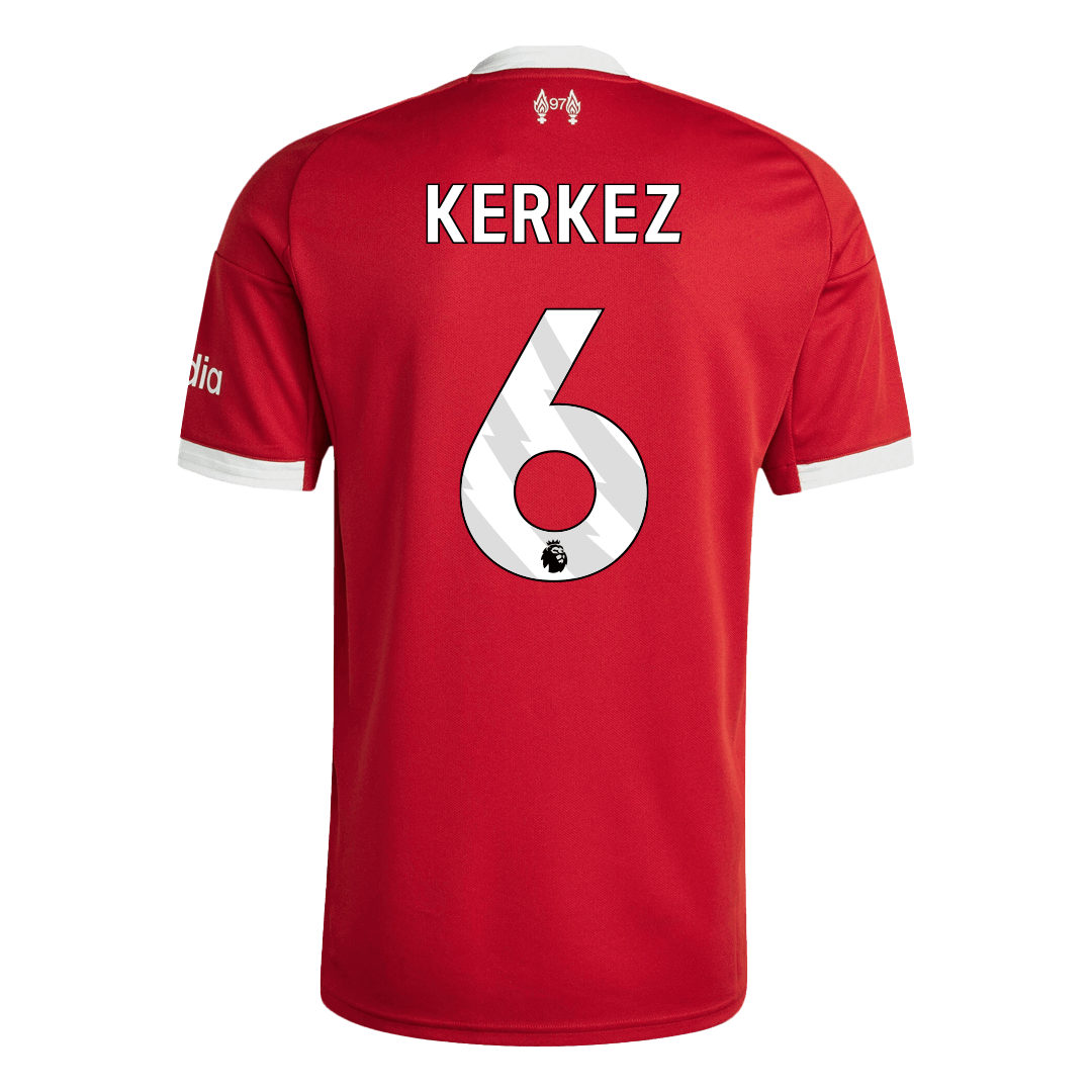 KERKEZ #6 Liverpool Home Soccer Jersey 2025/26 - Image 5