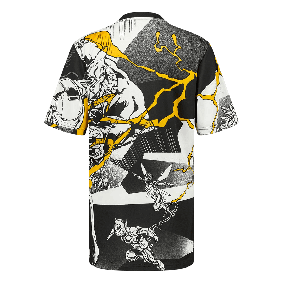 Real Madrid X Marvel Jersey 2025/26 Black&White - Image 3
