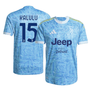 KALULU #15 Juventus Away Player Version Jersey 2025/26