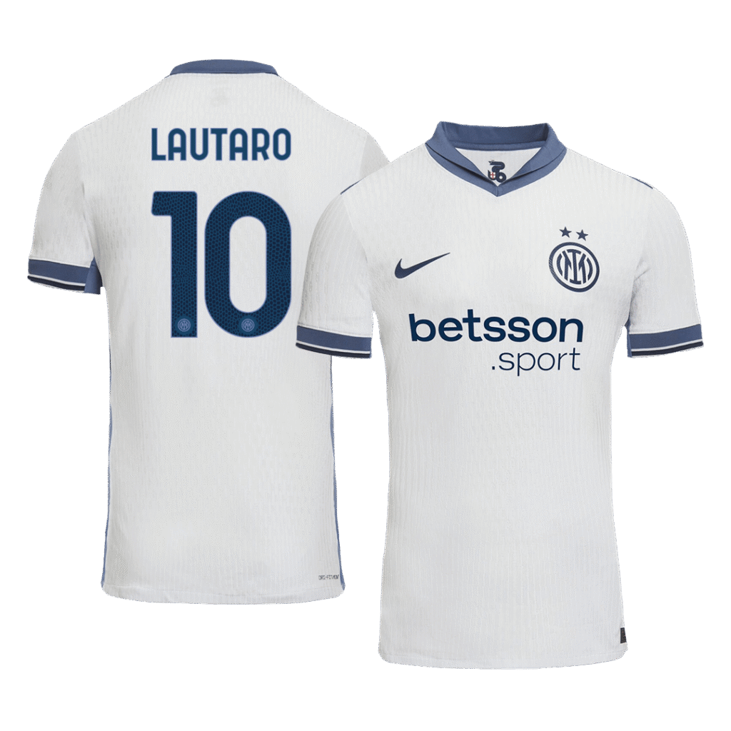 Authentic LAUTARO #10 Inter Milan Away Soccer Jersey 2024/25