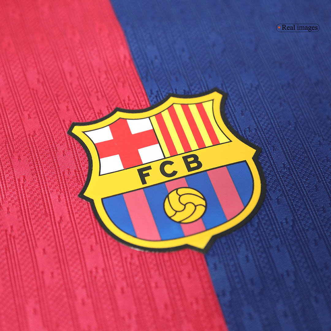 RAPHINHA #11 Authentic Barcelona Home Soccer Jersey 2024/25 Red&Blue - UCL (Spotify Logo Without Text) - Image 10