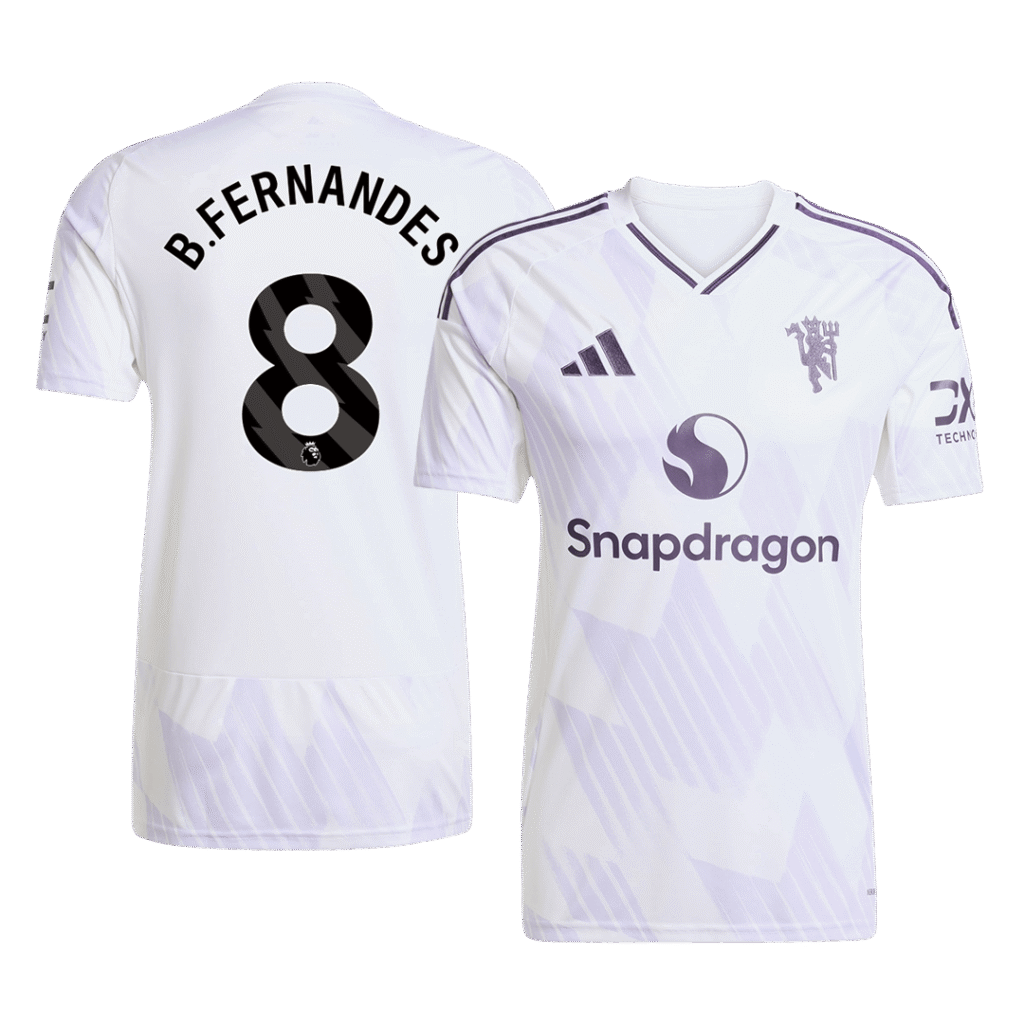 B.FERNANDES #8 Manchester United Away Soccer Jersey 2025/26