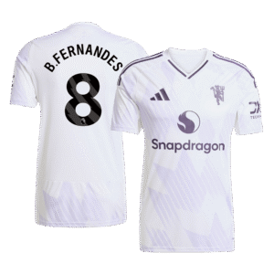 B.FERNANDES #8 Manchester United Away Soccer Jersey 2025/26