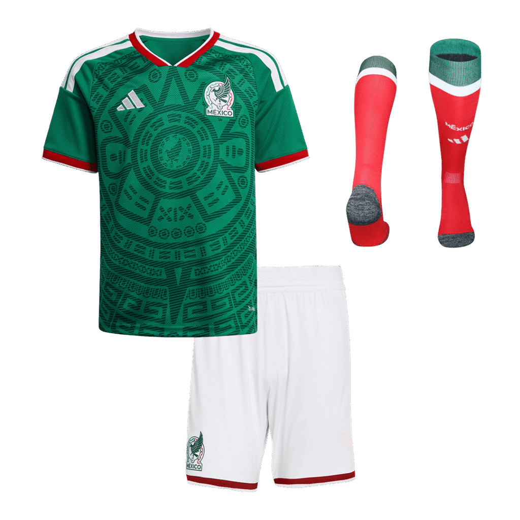 Mexico Home Kids Soccer Jerseys Full Kit 2025/26