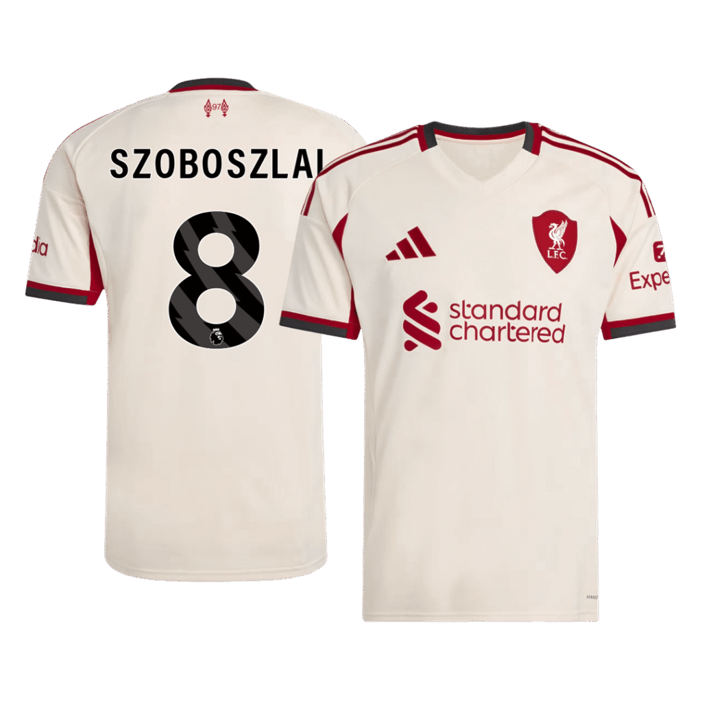 SZOBOSZLAI #8 Liverpool Away Soccer Jersey 2025/26