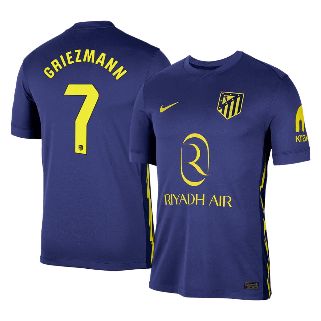 GRIEZMANN #7 Atletico Madrid Away Soccer Jersey 2025/26