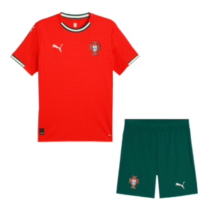 Portugal Home Soccer Jersey Kit(Jersey+Shorts) 2025