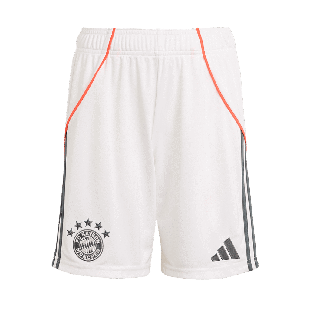 Bayern Munich Away Soccer Shorts 2025/26 White