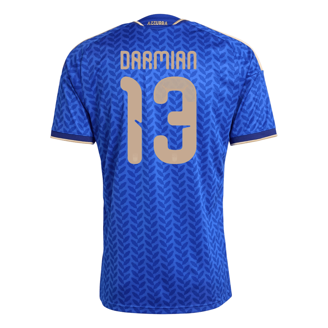 DARMIAN #13 Italy Home Soccer Jersey World Cup 2026 - Image 8
