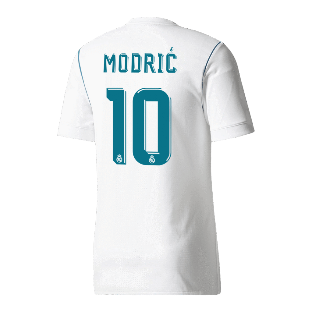MODRI? #10 Real Madrid Retro Jersey Home Soccer Shirt 2017/18