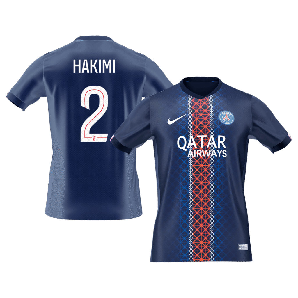 VITINHA #17 PSG Home Soccer Jersey 2025/26
