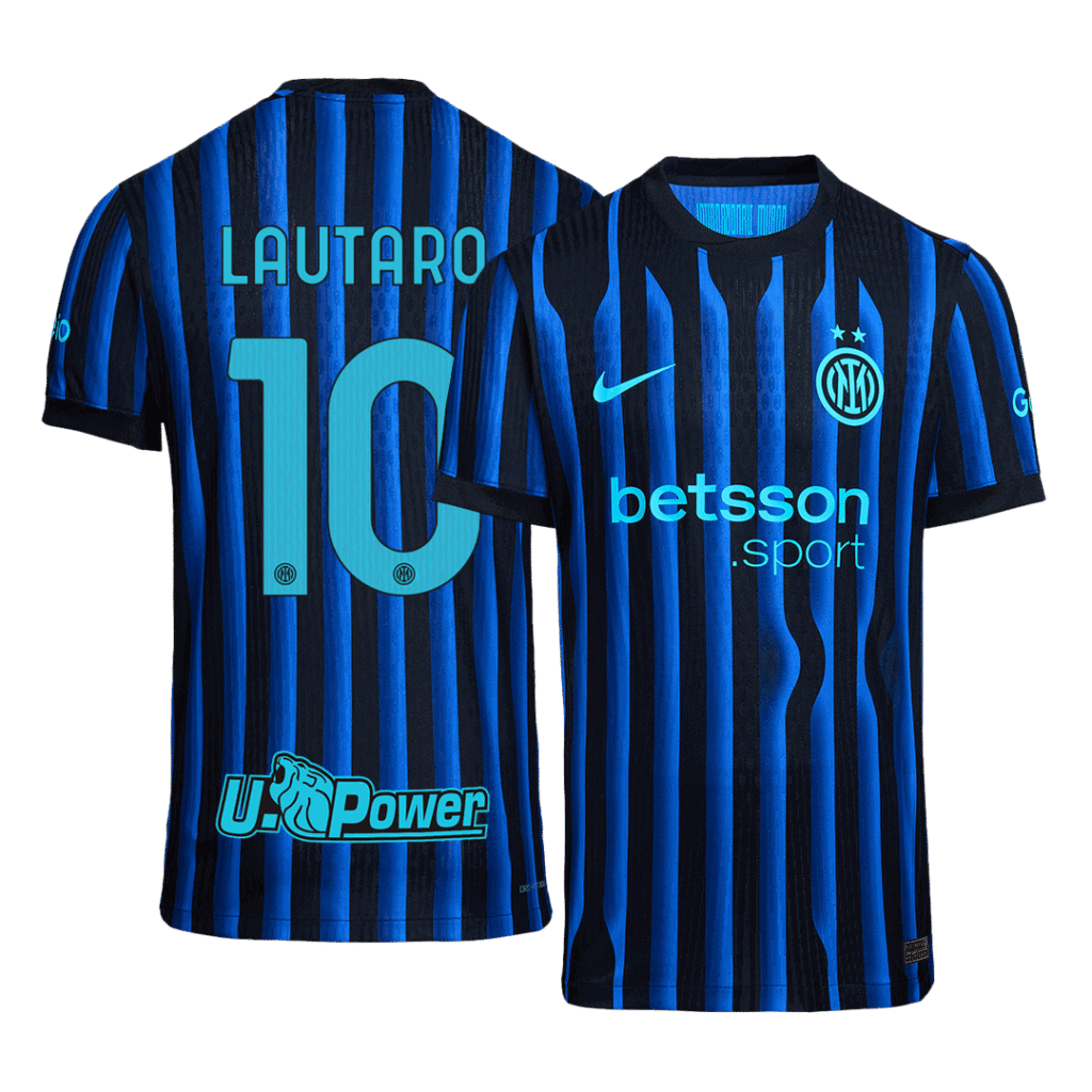 LAUTARO #10 Inter Milan Home Authentic Soccer Jersey 2025/26