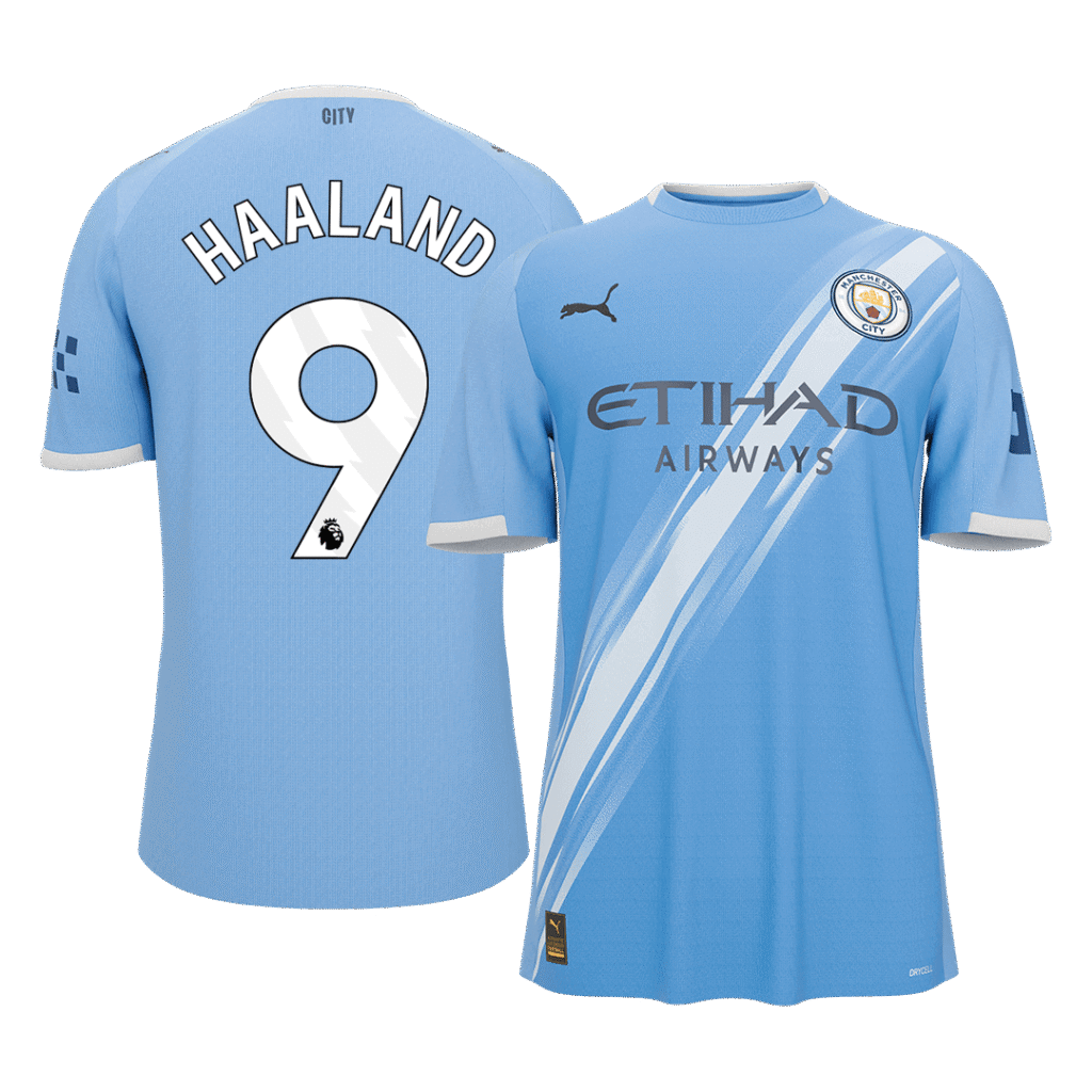 HAALAND #9 Manchester City Home Soccer Jersey 2025/26