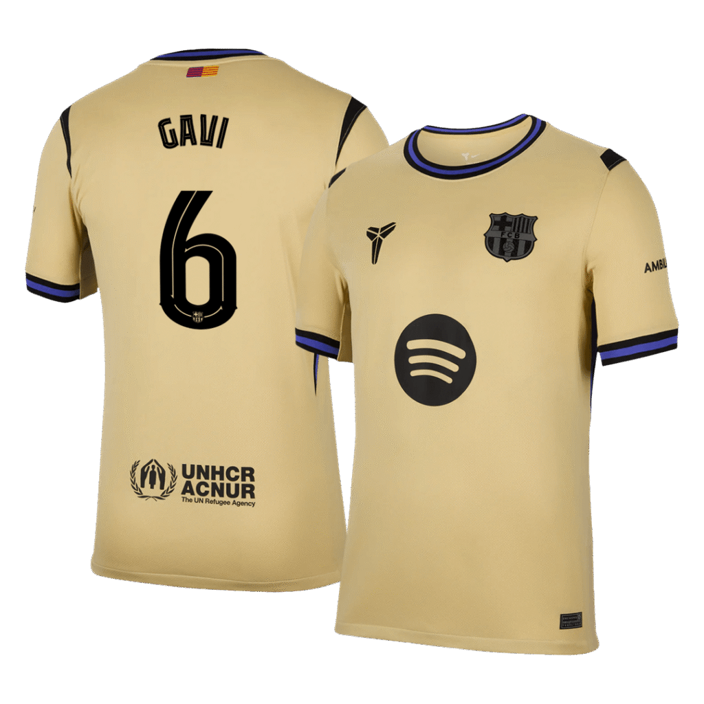 GAVI #6 Barcelona Away Soccer Jersey 2025/26 -UCL