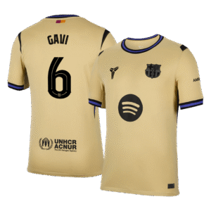 GAVI #6 Barcelona Away Soccer Jersey 2025/26 -UCL