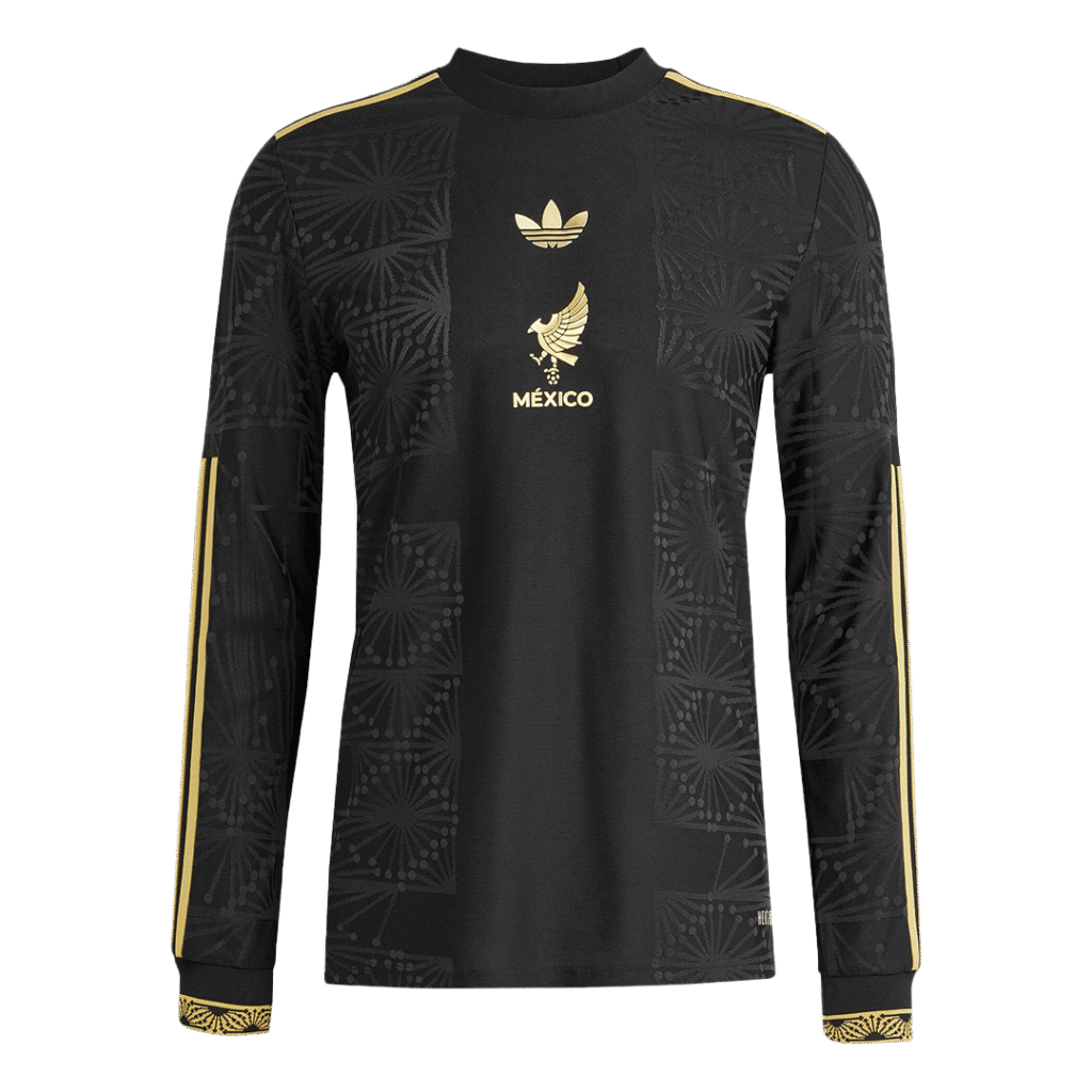 Authentic Mexico Long Sleeve Jersey - Gold Cup Third Away Football Shirt 2025